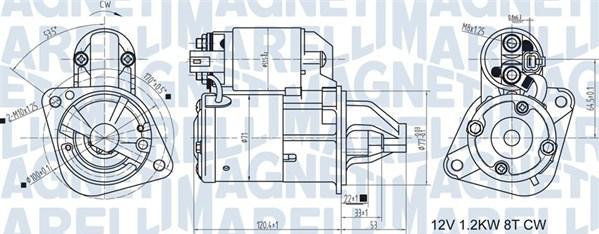 Magneti Marelli 063721465010 - Motorino d'avviamento autozon.pro