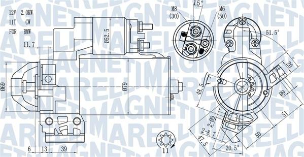 Magneti Marelli 063721466010 - Motorino d'avviamento autozon.pro