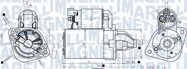 Magneti Marelli 063721462010 - Motorino d'avviamento autozon.pro