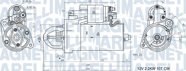 Magneti Marelli 063721411010 - Motorino d'avviamento autozon.pro