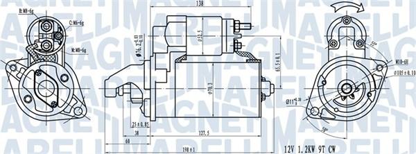 Magneti Marelli 063721413010 - Motorino d'avviamento autozon.pro