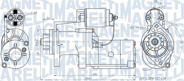 Magneti Marelli 063721439010 - Motorino d'avviamento autozon.pro