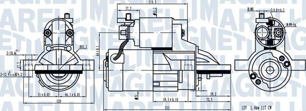 Magneti Marelli 063721436010 - Motorino d'avviamento autozon.pro