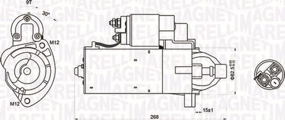 Magneti Marelli 063721423010 - Motorino d'avviamento autozon.pro