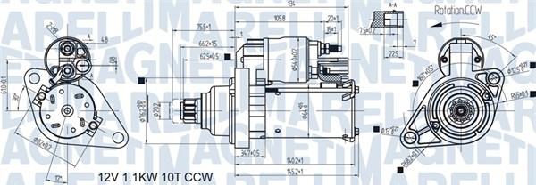 Magneti Marelli 063721470010 - Motorino d'avviamento autozon.pro