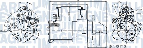 Magneti Marelli 063721543010 - Motorino d'avviamento autozon.pro