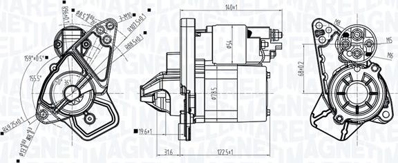 Magneti Marelli 063721582010 - Motorino d'avviamento autozon.pro