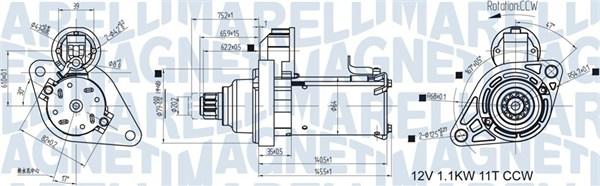 Magneti Marelli 063721533010 - Motorino d'avviamento autozon.pro