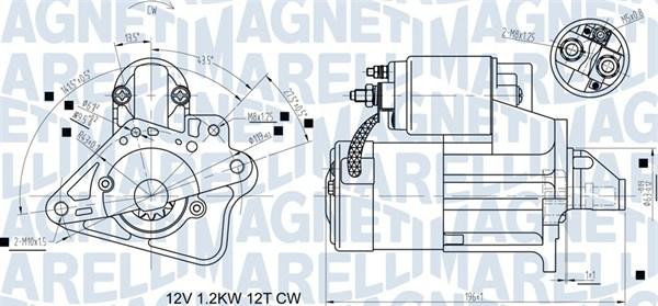 Magneti Marelli 063721524010 - Motorino d'avviamento autozon.pro