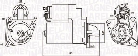 Magneti Marelli 063721053010 - Motorino d'avviamento autozon.pro