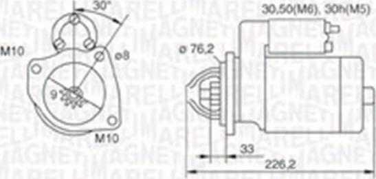 Magneti Marelli 063721067010 - Motorino d'avviamento autozon.pro