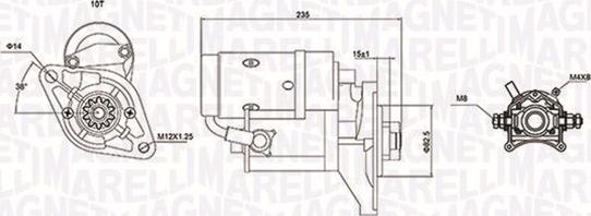 Magneti Marelli 063721089010 - Motorino d'avviamento autozon.pro