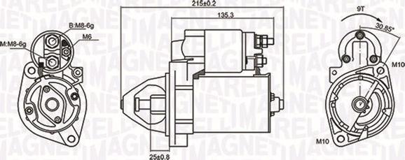 Magneti Marelli 063721075010 - Motorino d'avviamento autozon.pro