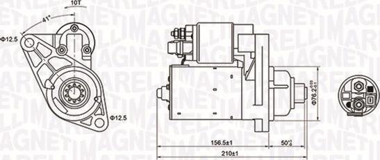 Magneti Marelli 063721197010 - Motorino d'avviamento autozon.pro