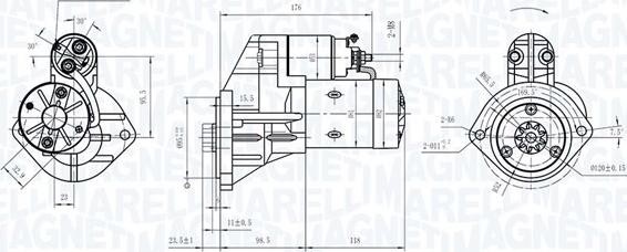 Magneti Marelli 063721159010 - Motorino d'avviamento autozon.pro