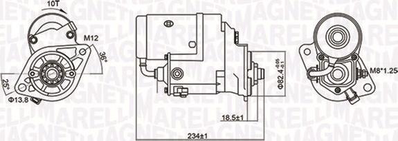 Magneti Marelli 063721154010 - Motorino d'avviamento autozon.pro