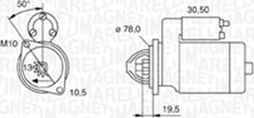 Magneti Marelli 063721158010 - Motorino d'avviamento autozon.pro