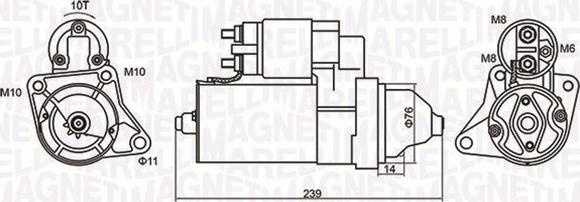 Magneti Marelli 063721107010 - Motorino d'avviamento autozon.pro