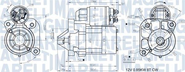 Magneti Marelli 063721186010 - Motorino d'avviamento autozon.pro