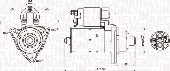 Magneti Marelli 063721176010 - Motorino d'avviamento autozon.pro