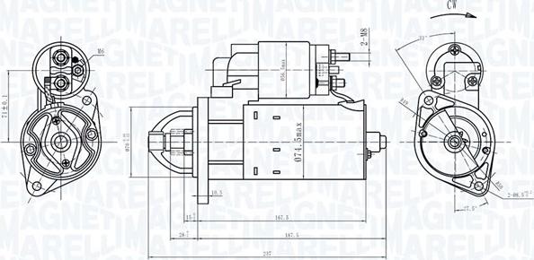 Magneti Marelli 063721172010 - Motorino d'avviamento autozon.pro