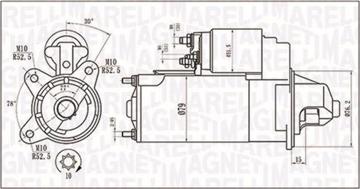 Magneti Marelli 063721396010 - Motorino d'avviamento autozon.pro