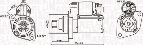 Magneti Marelli 063721347010 - Motorino d'avviamento autozon.pro