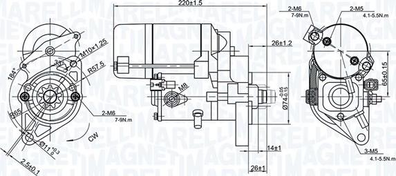 Magneti Marelli 063721358010 - Motorino d'avviamento autozon.pro