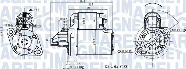 Magneti Marelli 063721311010 - Motorino d'avviamento autozon.pro