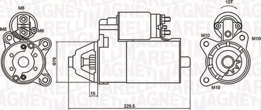 Magneti Marelli 063721336010 - Motorino d'avviamento autozon.pro