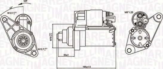 Magneti Marelli 063721330010 - Motorino d'avviamento autozon.pro