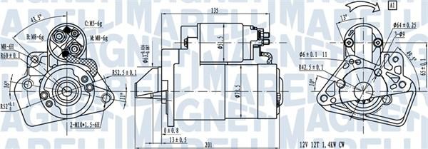 Magneti Marelli 063721332010 - Motorino d'avviamento autozon.pro