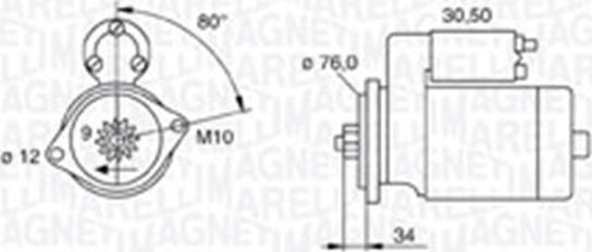 Magneti Marelli 063721321010 - Motorino d'avviamento autozon.pro