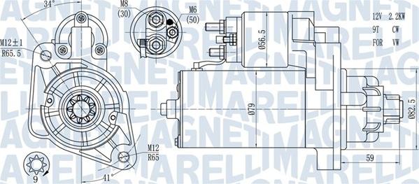 Magneti Marelli 063721378010 - Motorino d'avviamento autozon.pro