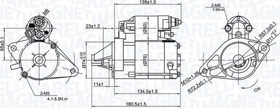 Magneti Marelli 063721299010 - Motorino d'avviamento autozon.pro