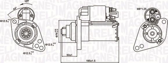 Magneti Marelli 063721294010 - Motorino d'avviamento autozon.pro