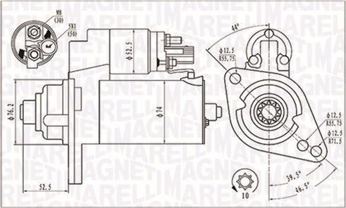 Magneti Marelli 063721293010 - Motorino d'avviamento autozon.pro