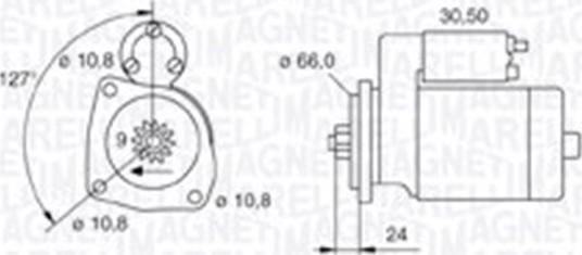 Magneti Marelli 063721242010 - Motorino d'avviamento autozon.pro