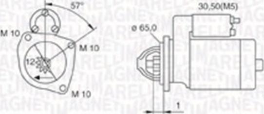 Magneti Marelli 063721252010 - Motorino d'avviamento autozon.pro