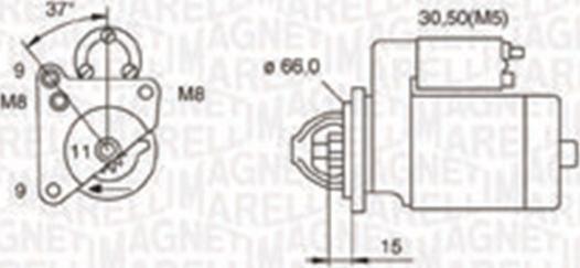 Magneti Marelli 063721260010 - Motorino d'avviamento autozon.pro