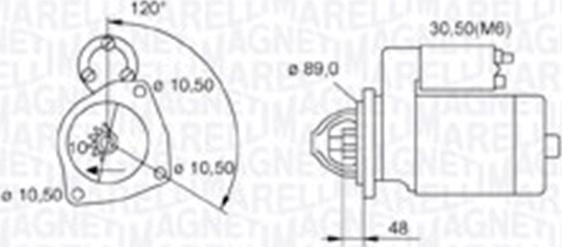 Magneti Marelli 063721268010 - Motorino d'avviamento autozon.pro