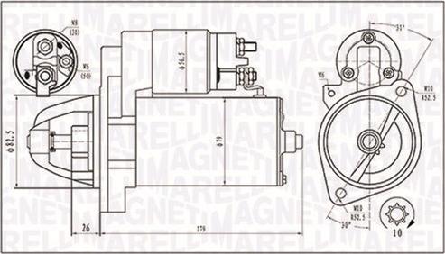 Magneti Marelli 063721202010 - Motorino d'avviamento autozon.pro