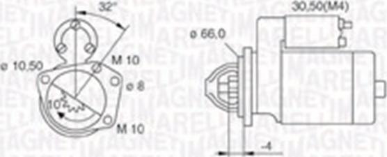 Magneti Marelli 063721207010 - Motorino d'avviamento autozon.pro