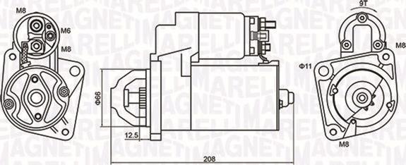 Magneti Marelli 063721213010 - Motorino d'avviamento autozon.pro