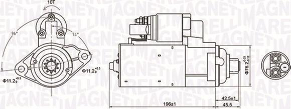 Magneti Marelli 063721286010 - Motorino d'avviamento autozon.pro