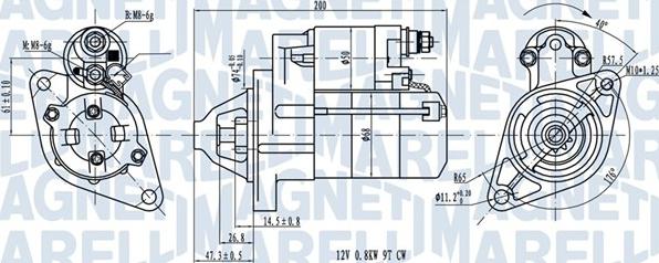 Magneti Marelli 063721224010 - Motorino d'avviamento autozon.pro