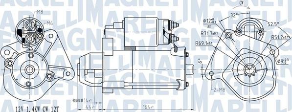 Magneti Marelli 063721275010 - Motorino d'avviamento autozon.pro