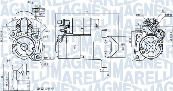 Magneti Marelli 063721273010 - Motorino d'avviamento autozon.pro