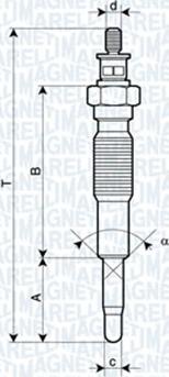 Magneti Marelli 062900094304 - Candeletta autozon.pro