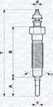 Magneti Marelli 062900045304 - Candeletta autozon.pro